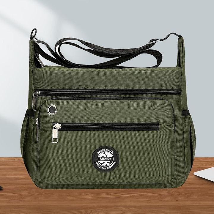 Fashionable Shoulder Bag With Multiple Compartments Bowlift