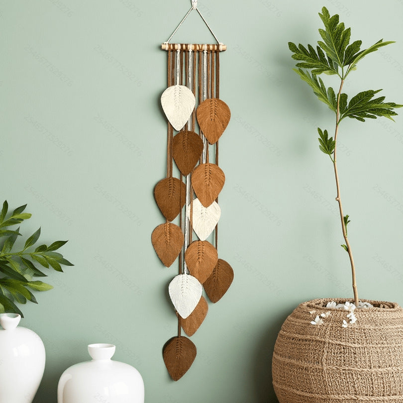 Leaf-Inspired Macrame Wall Hanging Bowlift