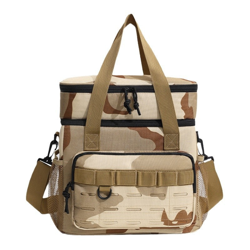 Insulated Camouflage Lunch Cooler Bowlift
