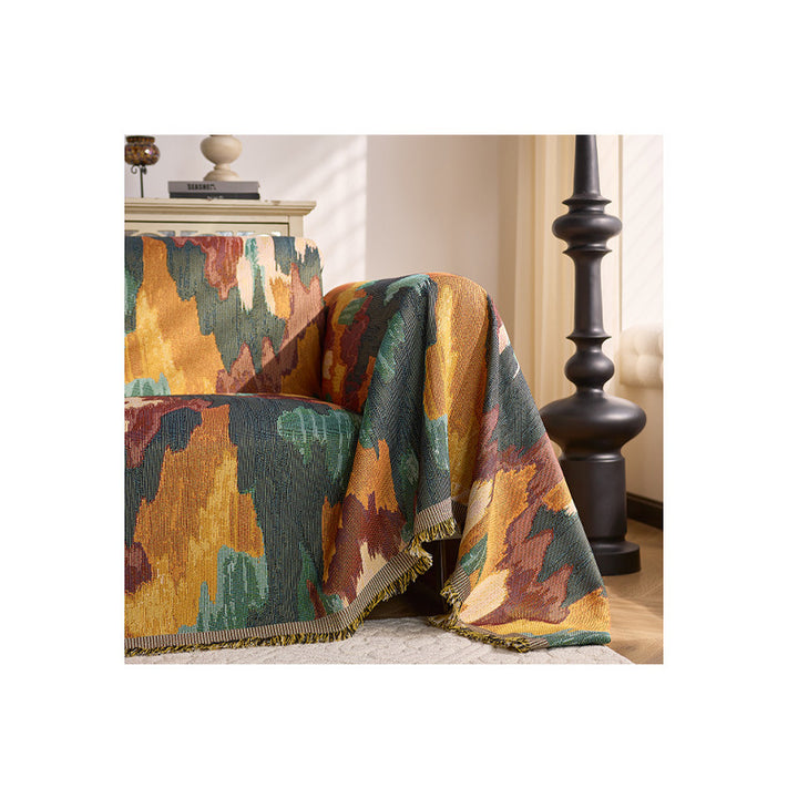 Artistic Abstract Design Throw Blanket