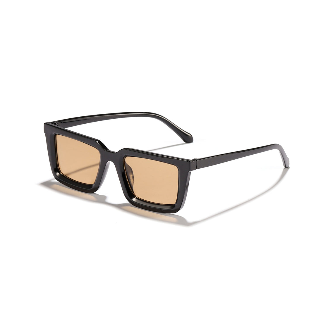 Women's modern square sunglasses with mirrored lenses Bowlift