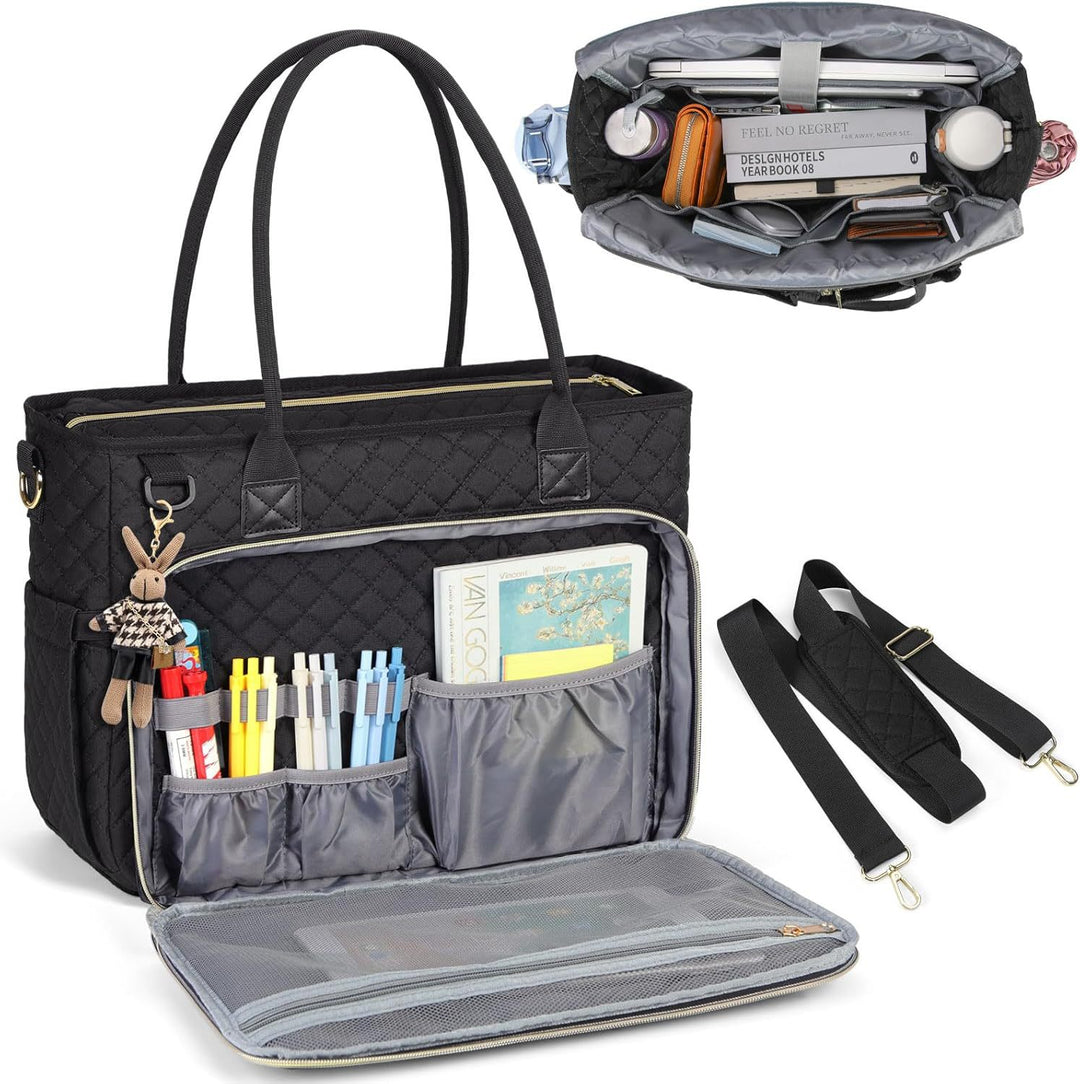 Padded Multi-functional Handbag with Organizer Bowlift