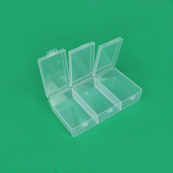 Multi-Compartment Clear Craft Storage Box Bowlift