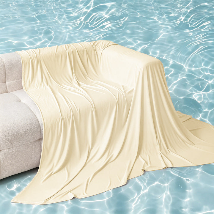 Unisex nan extra soft stretch sofa blanket made of microfiber as a versatile sofa cover Bowlift