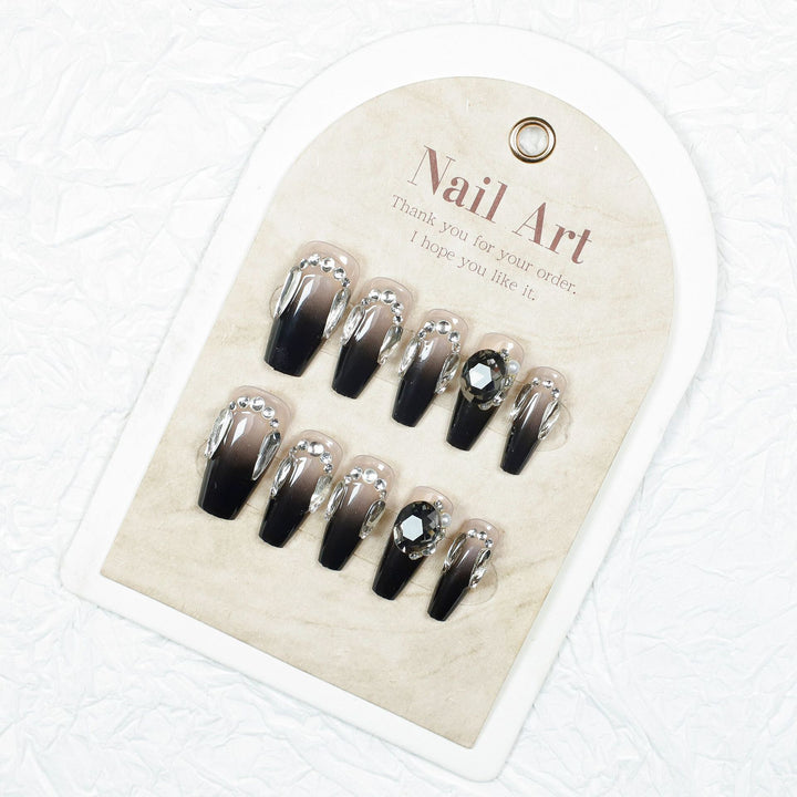 Stylish Long Stiletto Nail Art Extensions Bowlift