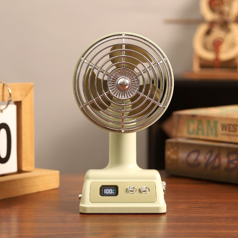 Ladies Portable Table Fan with Digital Control Bowlift