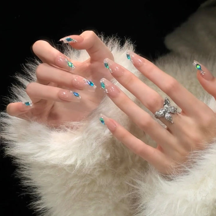 Acrylic Stiletto Press-On Nails Bowlift