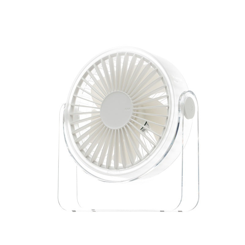 Unisex compact portable USB fan with adjustable head and quiet motor Bowlift