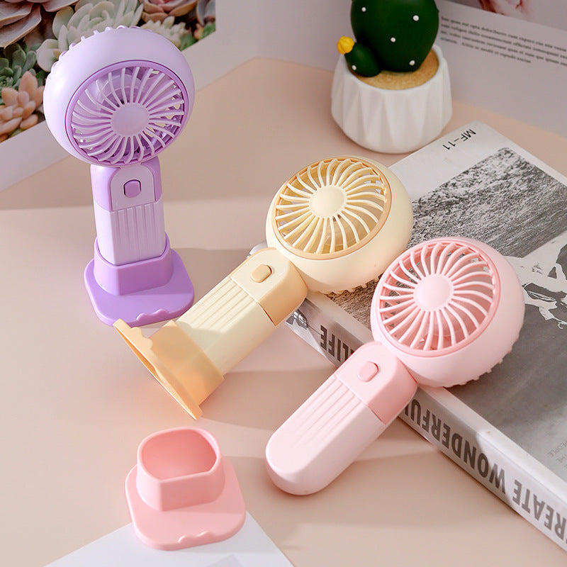 Unisex Portable USB Fan with Ergonomic Stand Bowlift