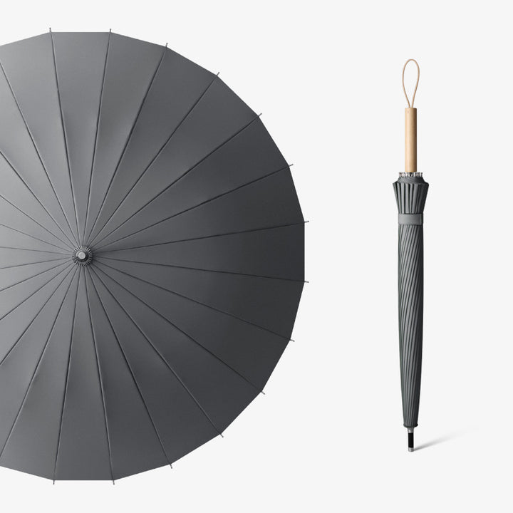 Ladies elegant umbrella with wooden handle and durable cover Bowlift