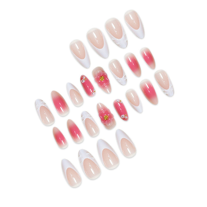 Decorative Long Stiletto Nail Extensions Bowlift
