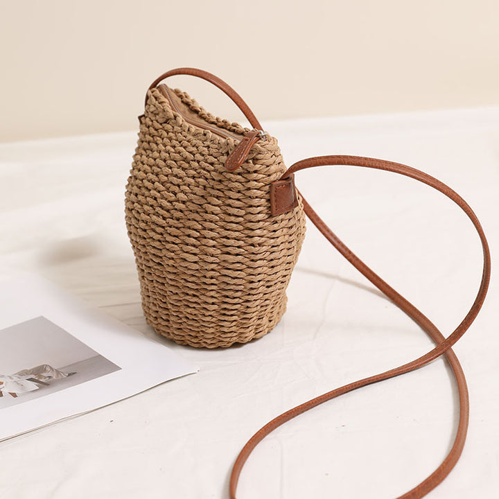 Handcrafted Shoulder Bag Made From Natural Material Bowlift