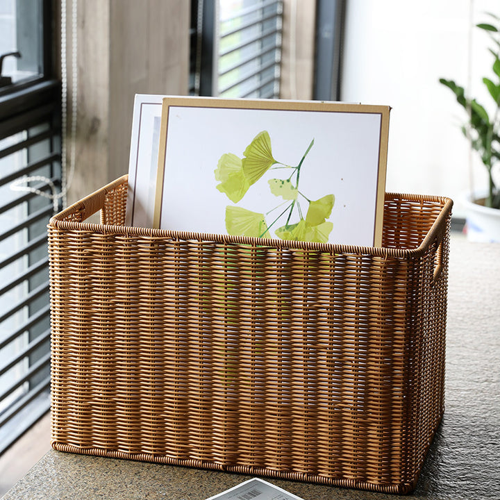 Woven Laundry Storage Hamper Bowlift