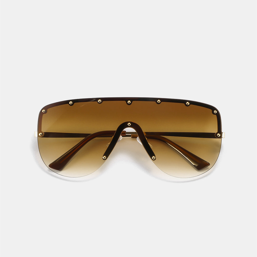 Women futuristic oversized sunglasses Bowlift