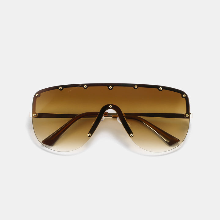 Women futuristic oversized sunglasses Bowlift