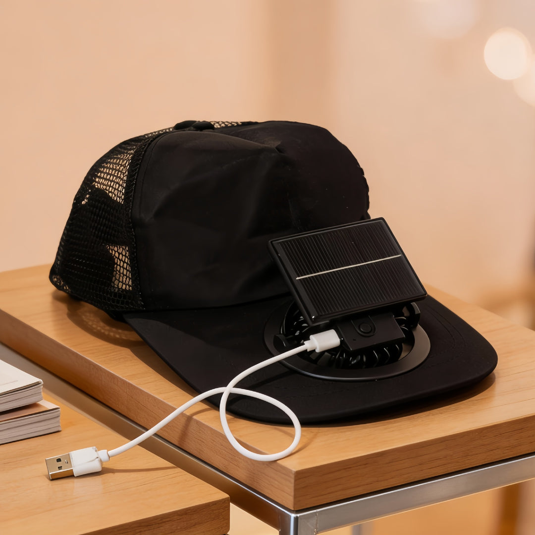 Women's Cooling Cap with Integrated Fan Bowlift