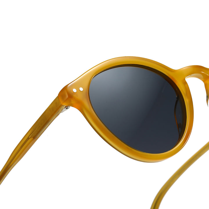 Women's fashionable sunglasses with trendy round lenses and stylish frame Bowlift