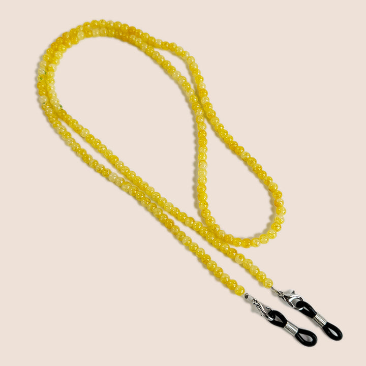 Natural Amethyst Beaded Eyewear Chain Bowlift