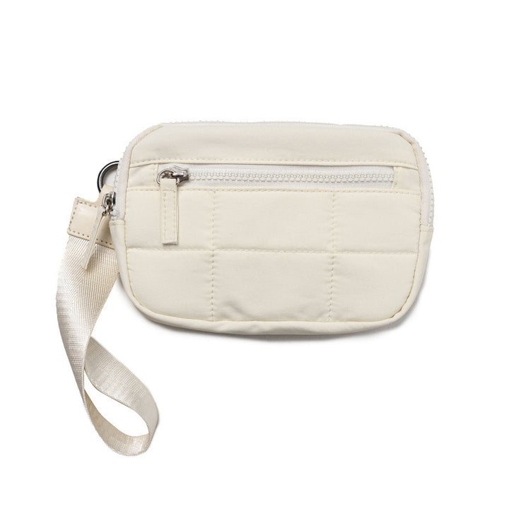 Quilted Nylon Phone Wristlet Crossbody Organizer Bowlift