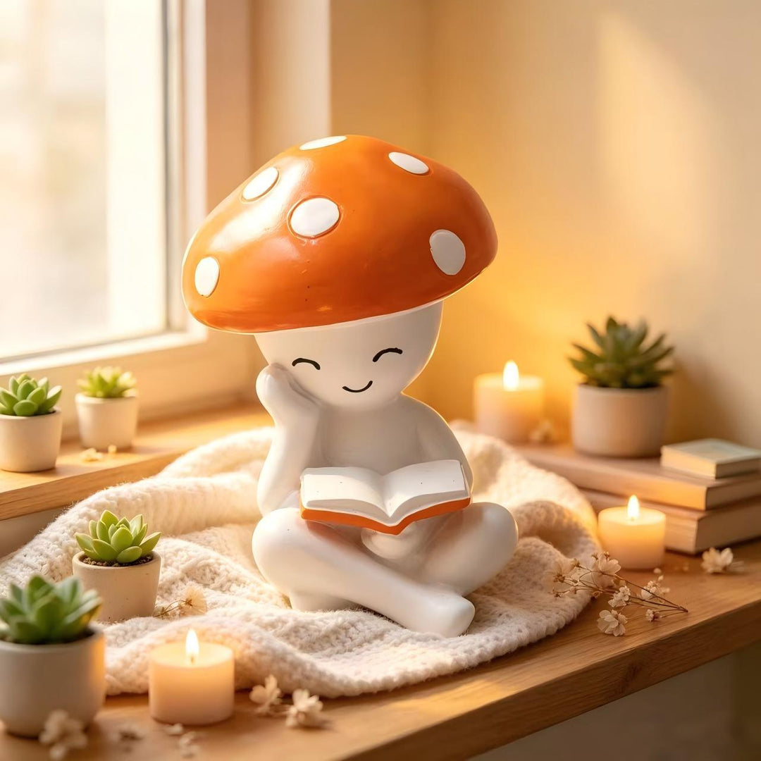 Decorative Mushroom Figure Bowlift