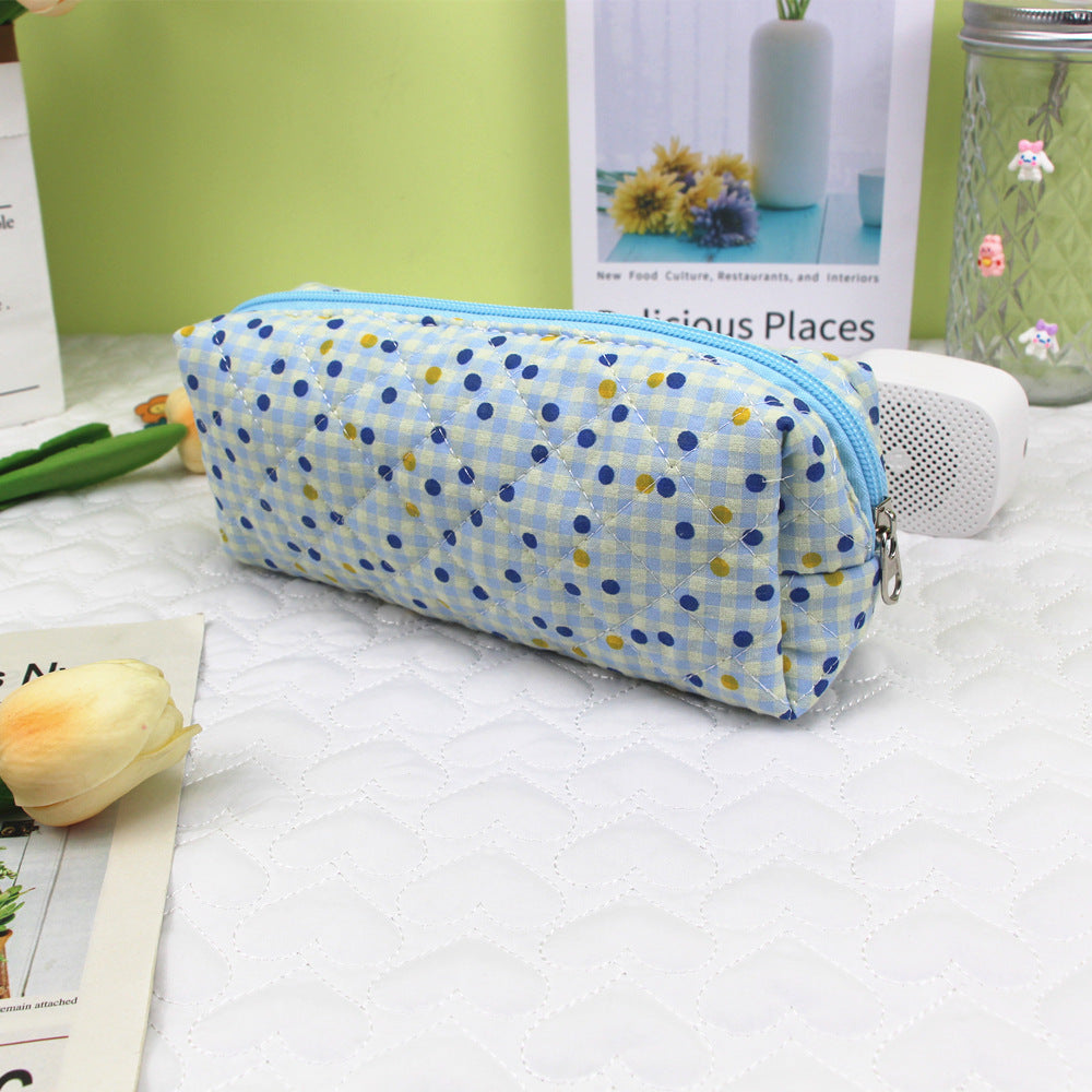 Quilted Zip Pencil Case Bowlift
