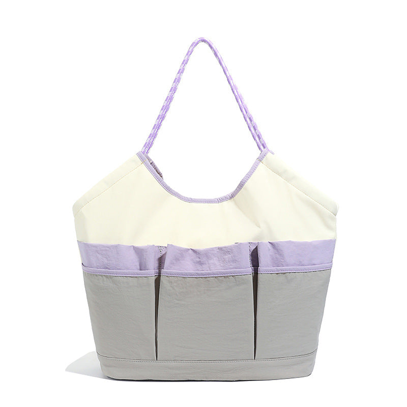 Generous Tote Bag With Multiple Outside Pockets Bowlift
