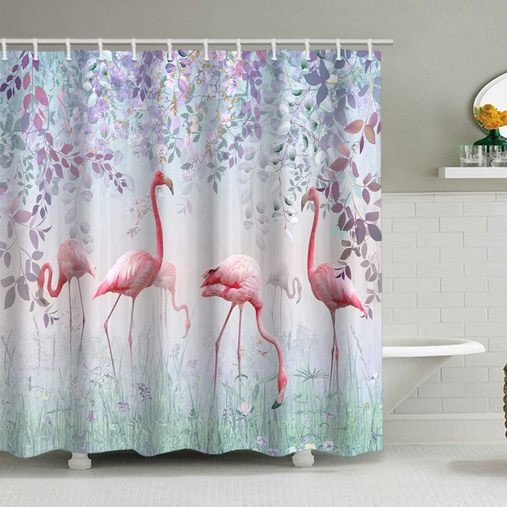 Tropical Paradise Shower Curtain Bowlift