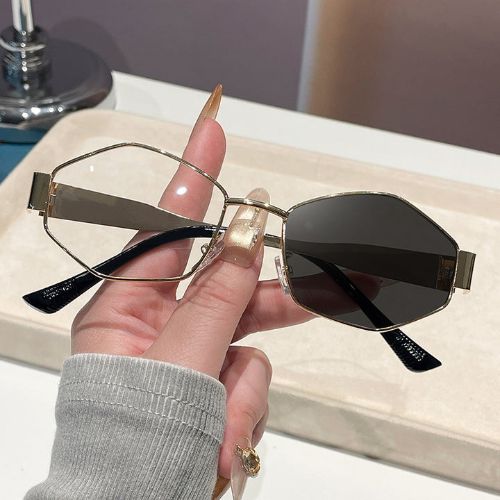 Women's fashionable sunglasses in elegant hexagonal design Bowlift