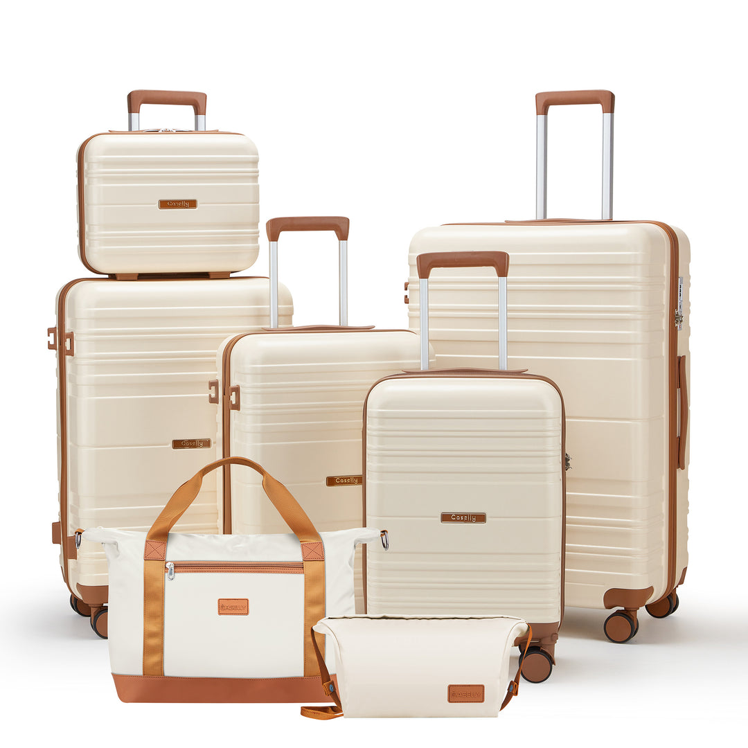 Unisex Versatile Expandable Hard Shell Travel Luggage Set Bowlift