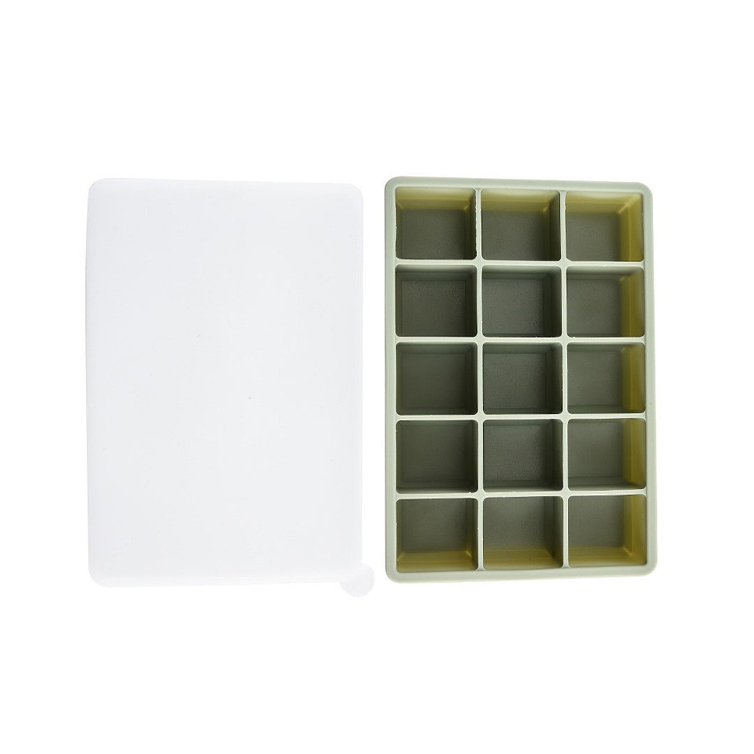 Silicone ice cube tray with practical storage box Bowlift