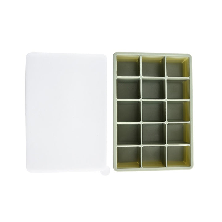 Silicone ice cube tray with practical storage box Bowlift