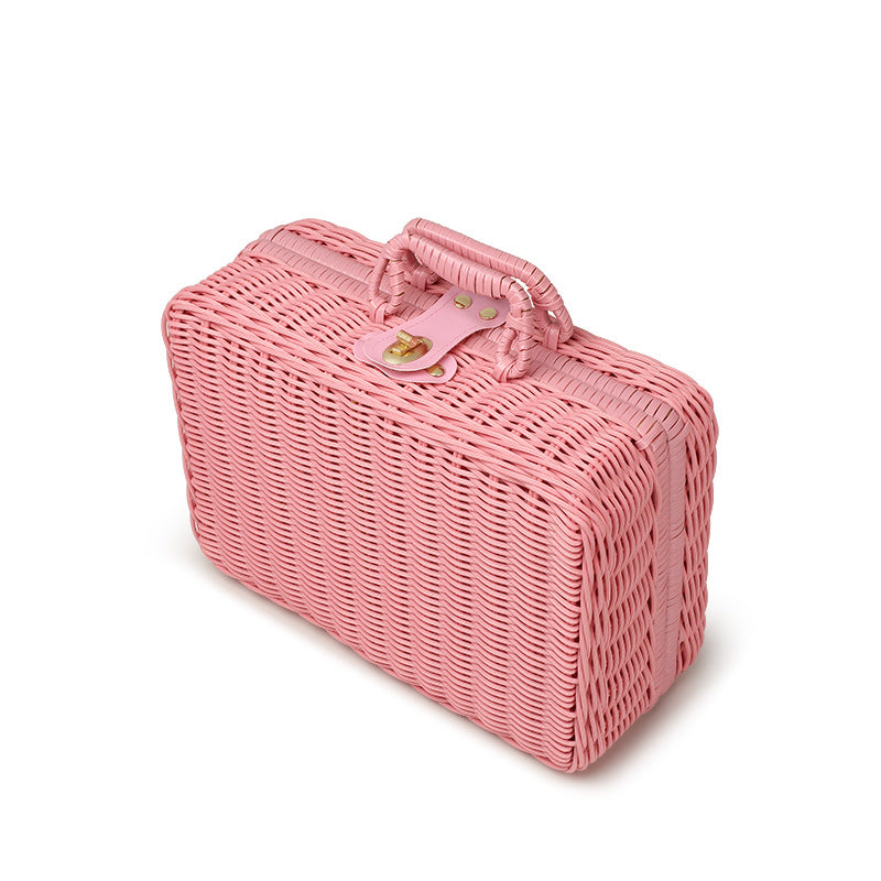 Chic Woven Storage Handbag Bowlift