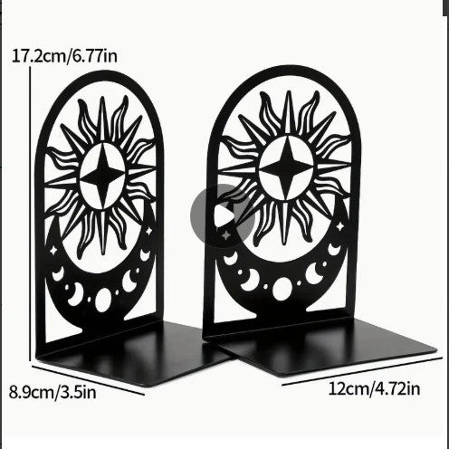 Celestial-Themed Bookends