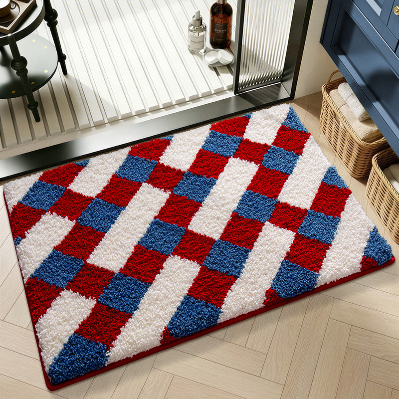 Artistic Abstract Bath Mat Bowlift