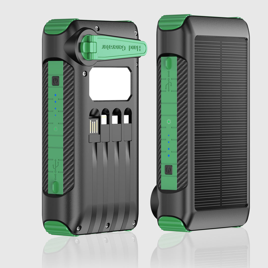 Solar Power Bank With Multiple Charging Function Bowlift