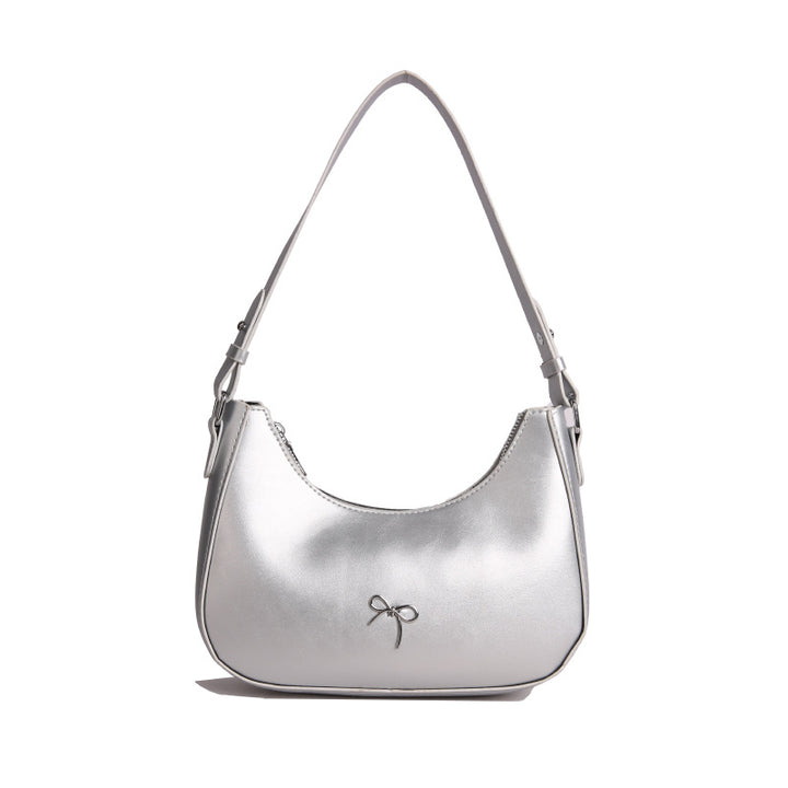 Stylish Bow Detail Shoulder Bag Bowlift