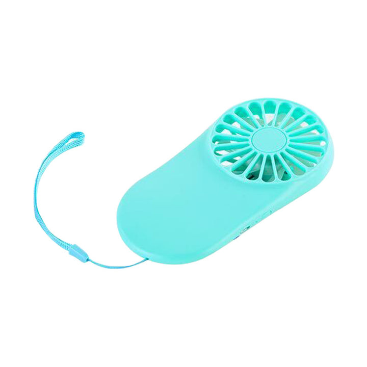 Women's portable hand fan with integrated wristband Bowlift