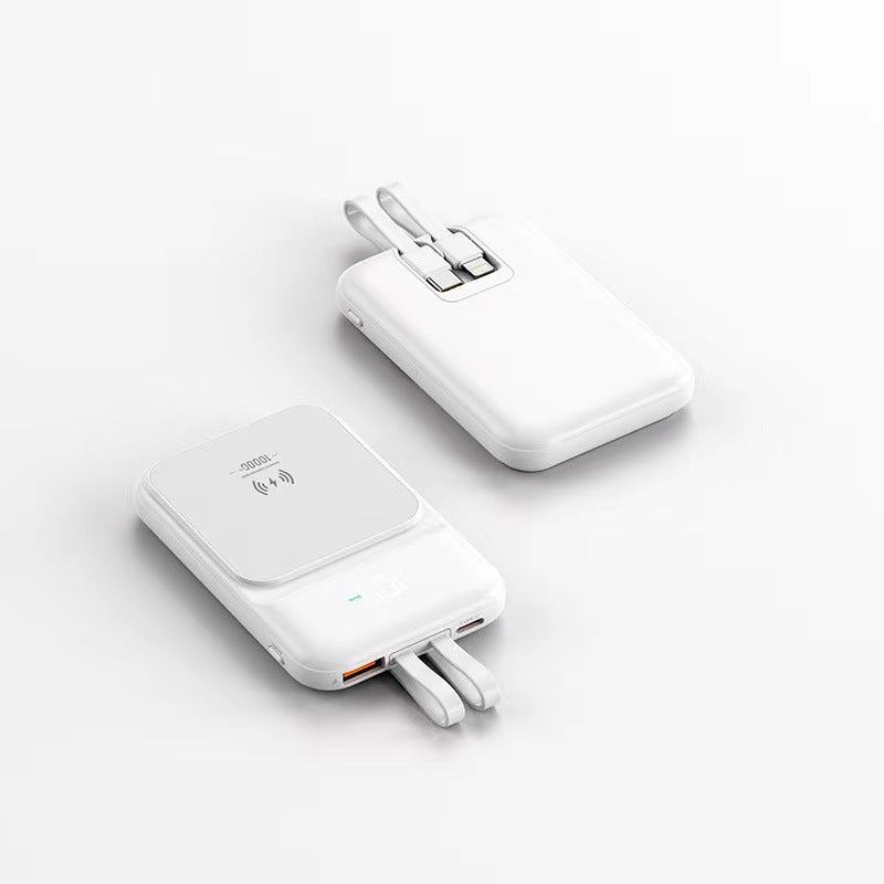 Multifunctional Wireless Power Bank with Integrated Stand Bowlift