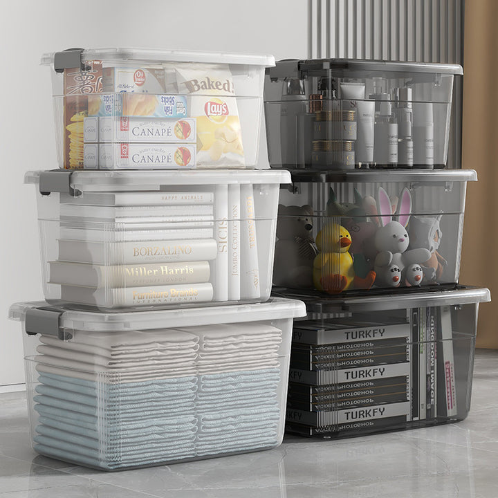 Women's Multifunctional Storage Box with Wheels and Secure Lid Bowlift