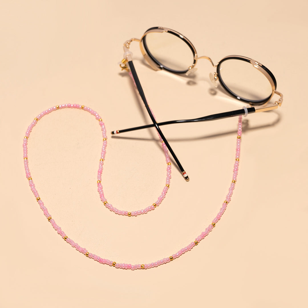 Double-Strand Beaded Eyewear Chain Bowlift