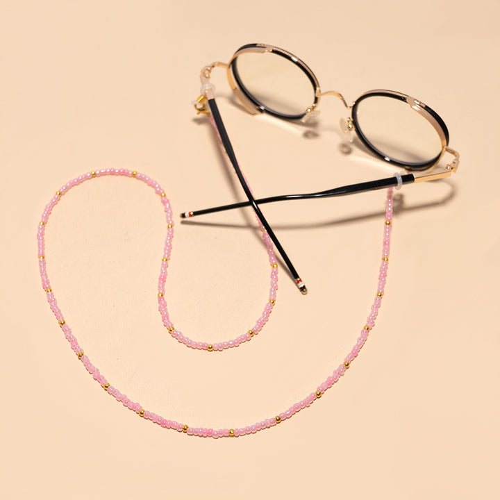 Double-Strand Beaded Eyewear Chain Bowlift