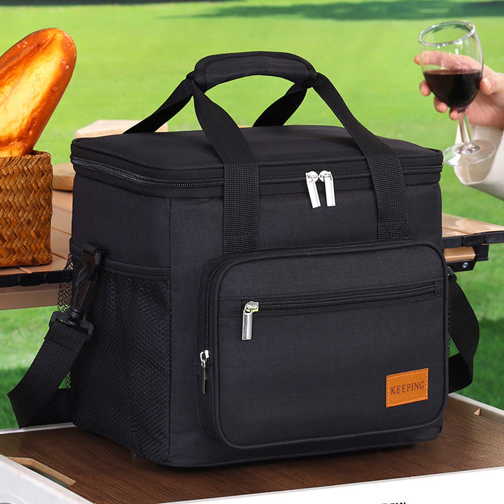 Insulated Cooler Bag with Practical Compartment Design Bowlift