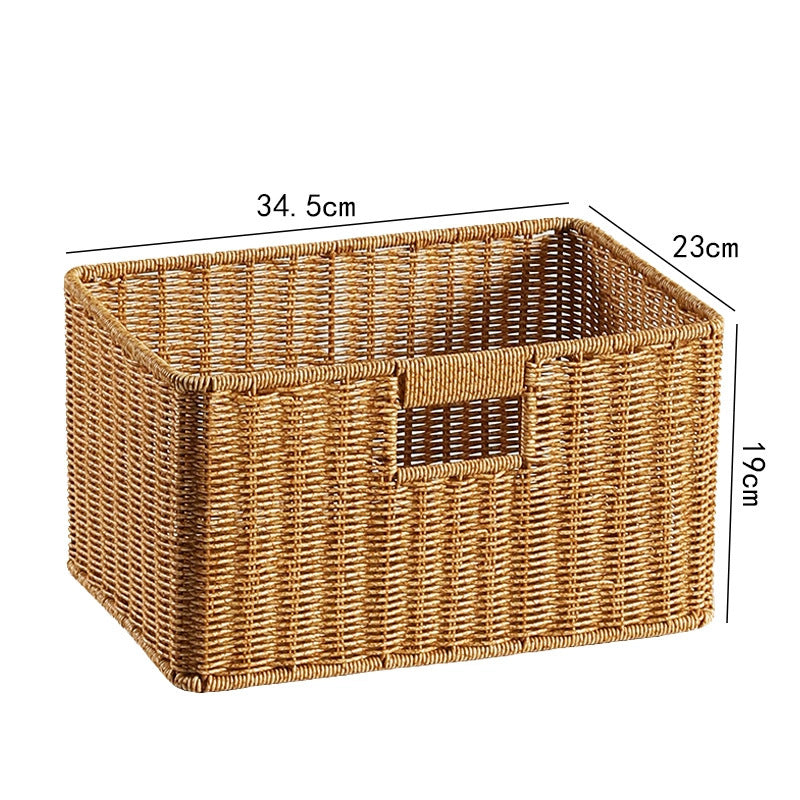 Premium Handwoven Square Storage Basket Bowlift