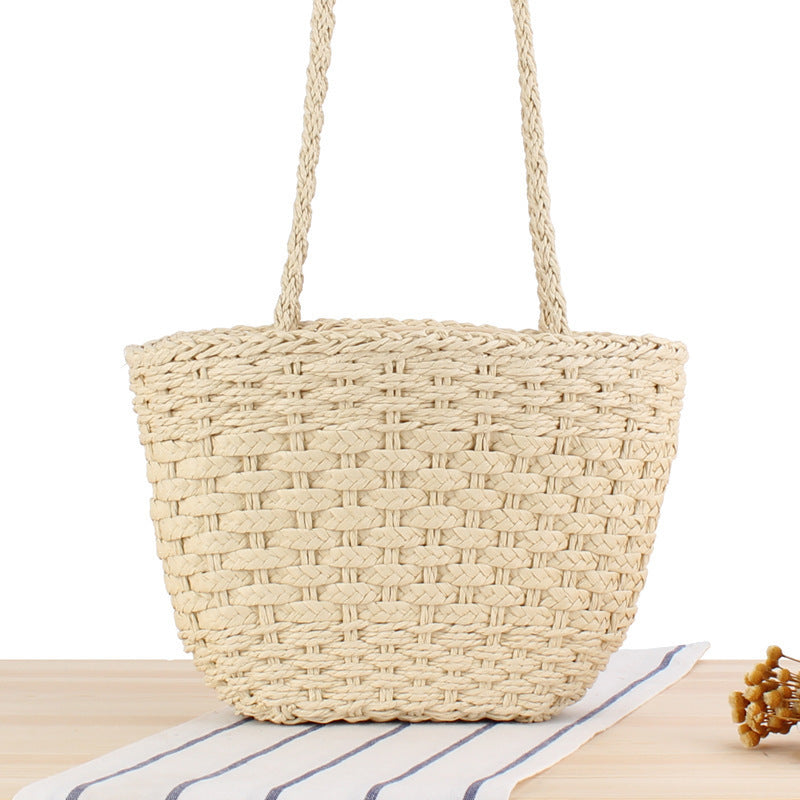 Handcrafted straw tote bag Bowlift