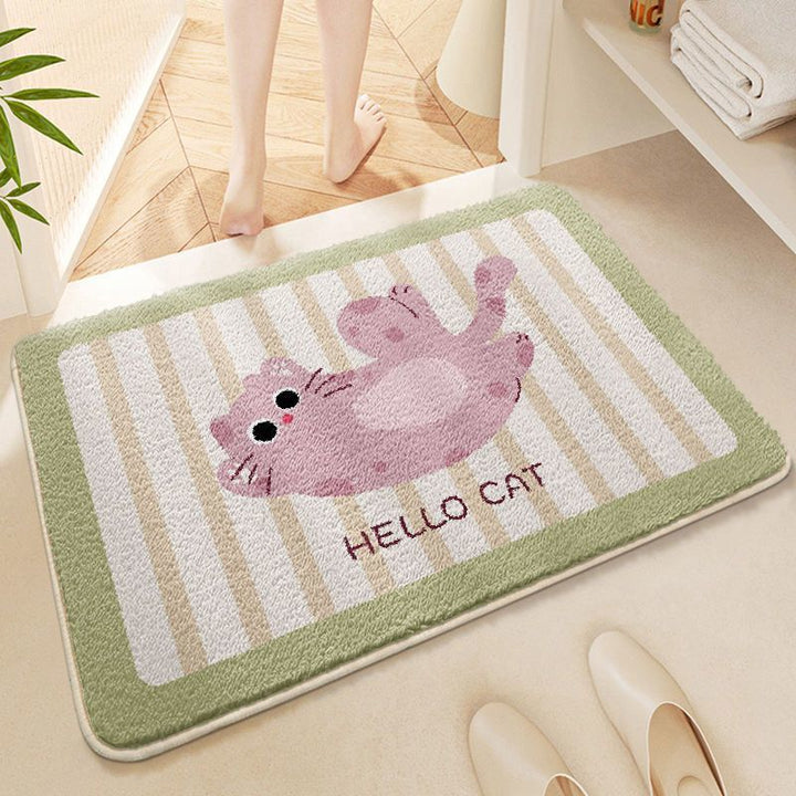 Cartoon Chef Bear Bath Mat