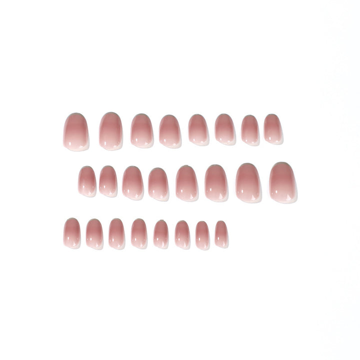 Elegant Gel Nail Extensions with Transparent Tips Bowlift