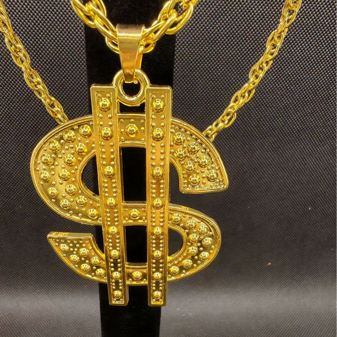 Statement Dollar Sign Necklace Bowlift
