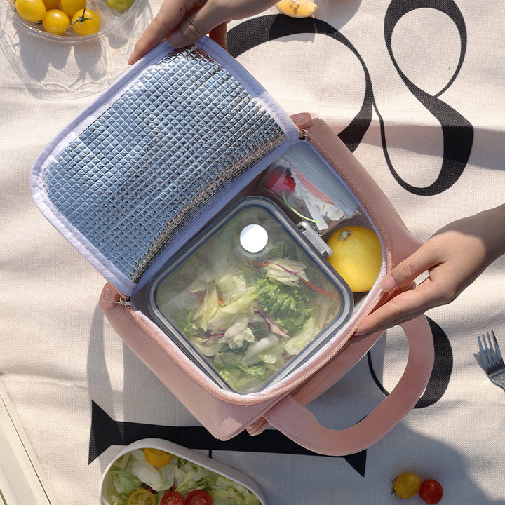Versatile Insulated Cosmetic and Food Storage Bag Bowlift