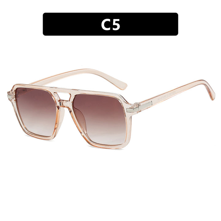 Women's fashionable rectangular sunglasses with stylish design and UV protection Bowlift