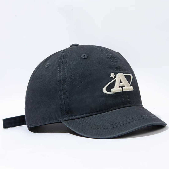 Men's Casual Embroidered Canvas Cap Bowlift